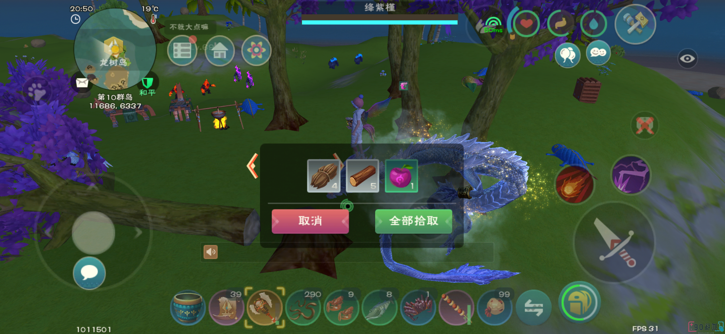 创造与魔法中如何成功驯服乌龟？