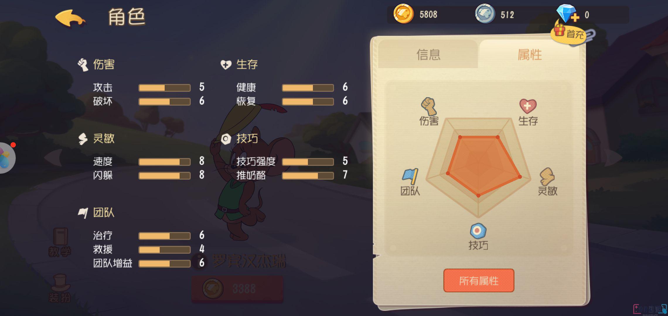 猫和老鼠罗宾汉杰瑞角色有哪些核心玩法？