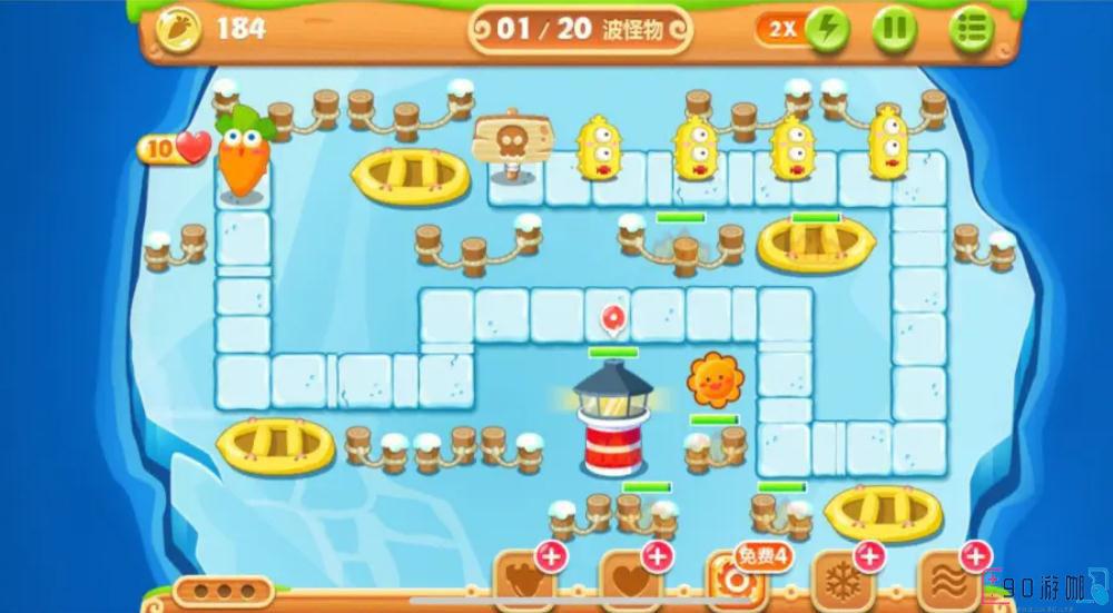 保卫萝卜2攻略45关怎么过，有哪些关键的策略和打法？