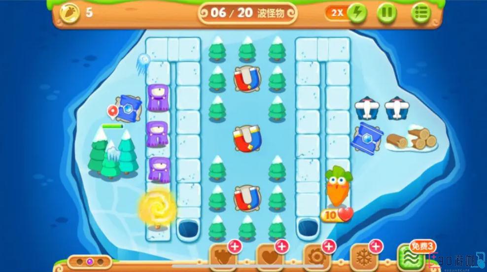 保卫萝卜2攻略45关怎么过，有哪些关键的策略和打法？