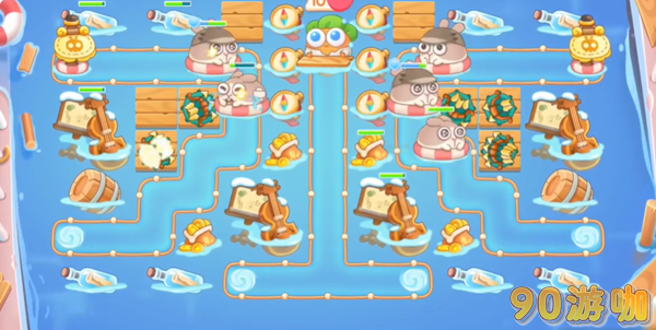 保卫萝卜4暖暖汤泉3关攻略
