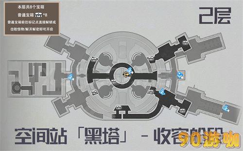 崩坏星穹铁道空间站黑塔宝箱位置在哪？宝箱分布图全览