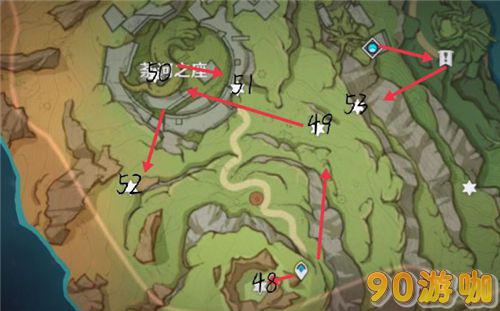 原神草神瞳全收集攻略：须弥草神瞳位置分布图详解