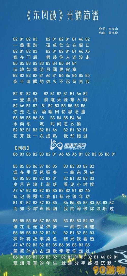 光遇简单版琴谱数字教程，轻松成为钢琴达人