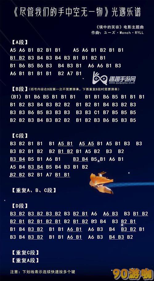 光遇简单版琴谱数字教程，轻松成为钢琴达人